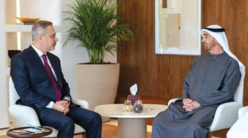 رئيس الدولة ووزير الخارجية التركي يبحثان تصعيد التوتر العسكري بالمنطقة